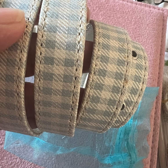 Authentic Dior plaid belt - Picture 5 of 9